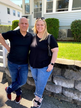 Author Crystal King and her husband, Joe