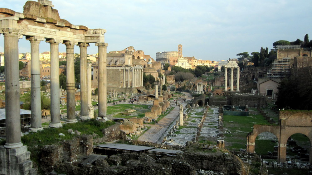 A Bird's Eye View of the Roman Forum - 3D Video