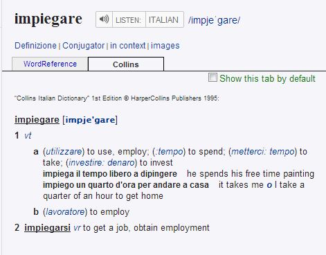 impiegare